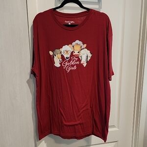 Lincoln Outfitters "Stay Golden Girls" Cow Graphic T-Shirt 2X